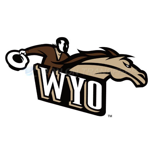 Wyoming Cowboys Logo T-shirts Iron On Transfers N7072 - Click Image to Close